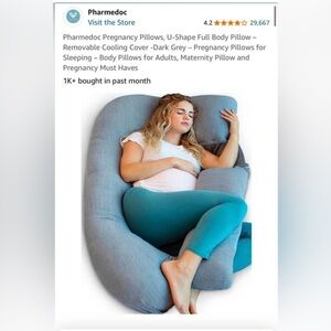 Dark Gray Pregnancy Pillow